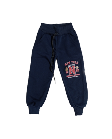 Pantaloni trening băieți 3-6 ani bumbac vatuit