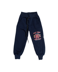 Pantaloni trening băieți 3-6 ani bumbac vatuit