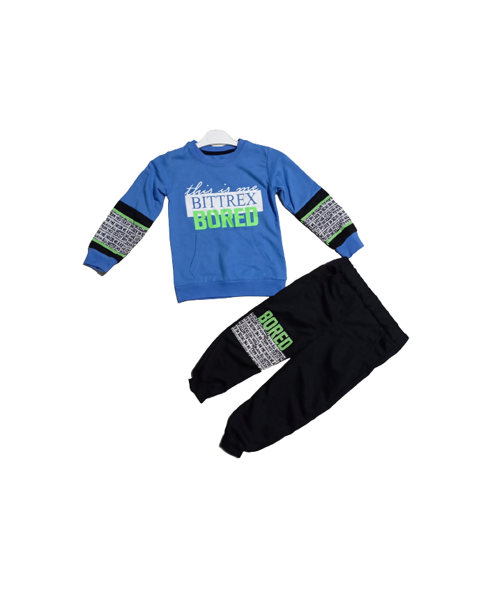 Compleu băieți 2 piese bumbac 5-8 ani