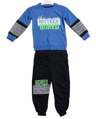 Compleu băieți 2 piese bumbac 5-8 ani