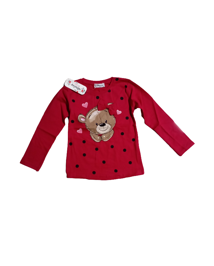 Bluza fete cu fundiță 5-8 ani