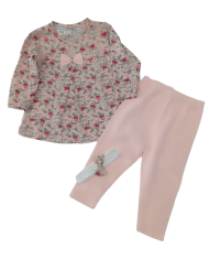 Compleu fetițe cu bentiță 6-12 luni