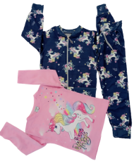 Compleu fete 3 piese UNICORN 3-10 ani