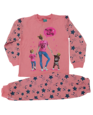 Pijama fete bumbac 7-11 ani