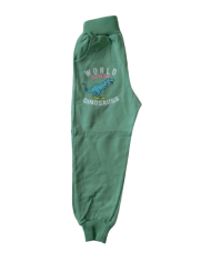 Pantaloni trening copii bumbac dinozaur