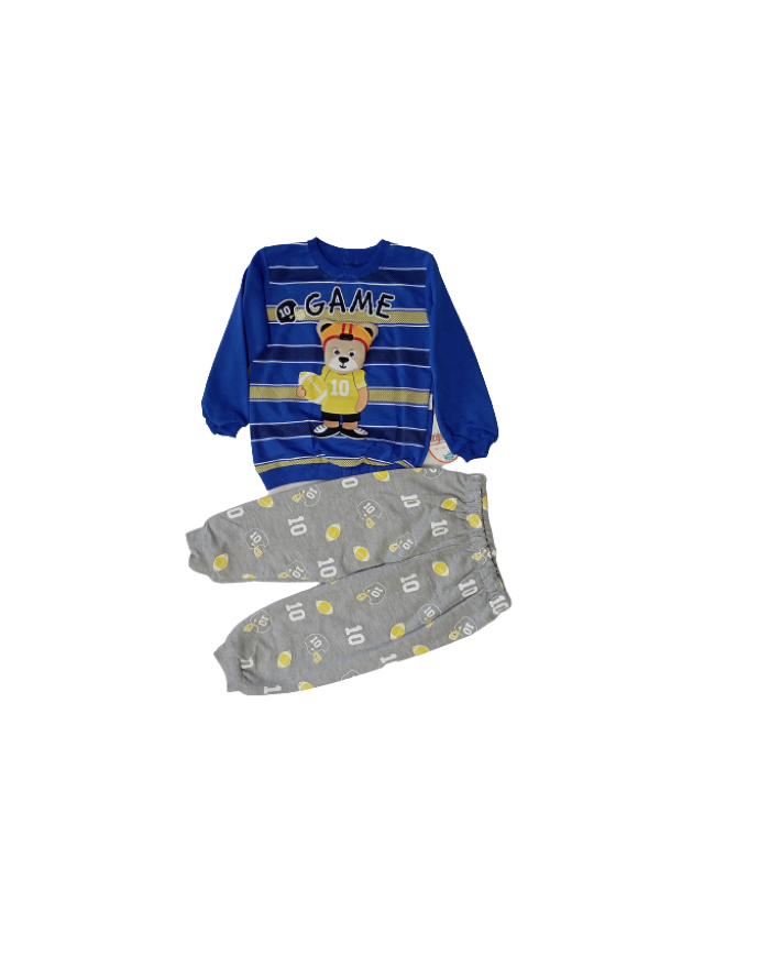 Compleu copii ursuleț bumbac primăvară