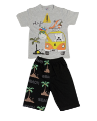Compleu băieți vară 2 piese SKATER 5-8 ani