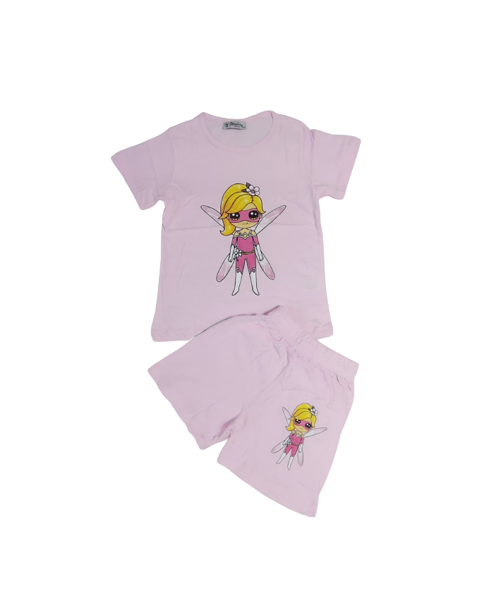 Compleu fete vară 2 piese albinuță 1-8 ani