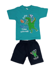 Compleu băieți vară dinozaur 2 piese 3-8 ani