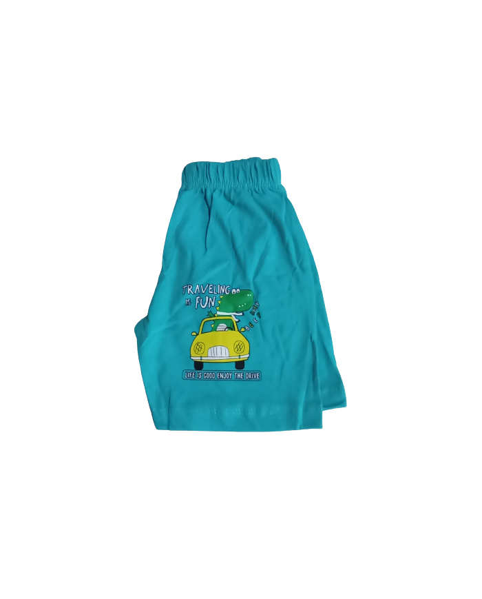 Pantaloni scurti copii crocodil in masinuta 1-4 ani