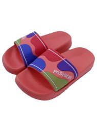 Papuci copii FASHION mov/rosu