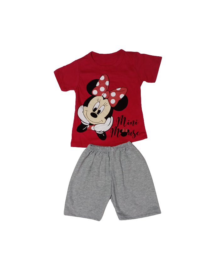 Compleu vara fete MINNIE tricou si pantalon scurt