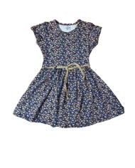 Rochita de vara cu cordon in talie 5-8 ani