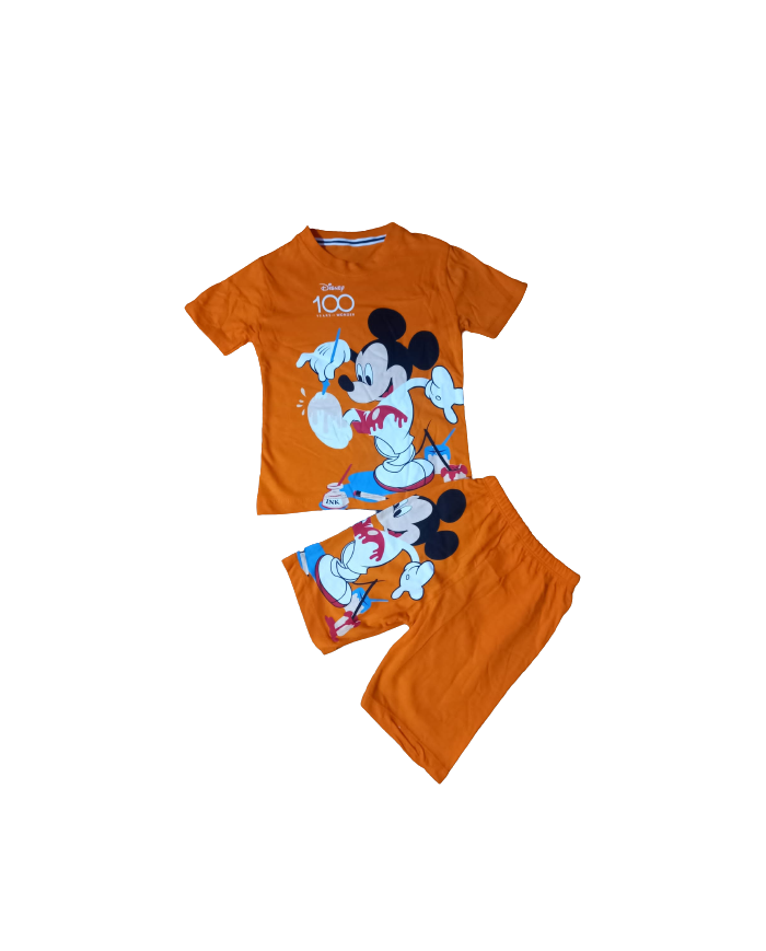 Compleu de vara MICKEY, portocaliu 2-5 ani