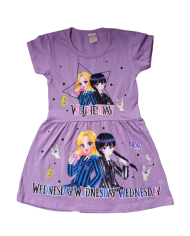 Rochita de vara cu cordon in talie 5-8 ani