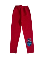 Colanti fete WEDNESDAY lungi, 4-10 ani, rosu