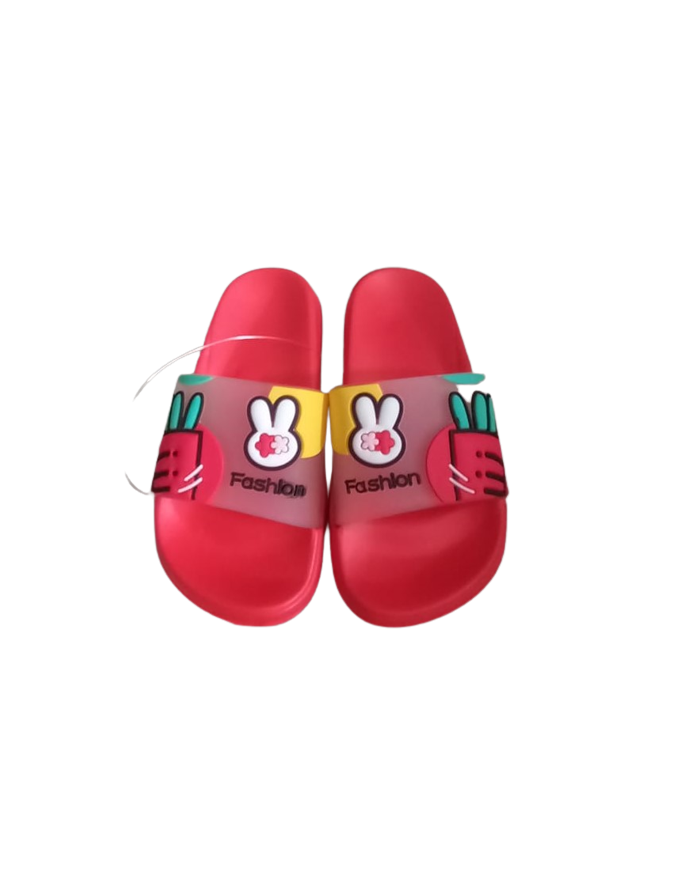 Papuci copii FASHION mov/rosu