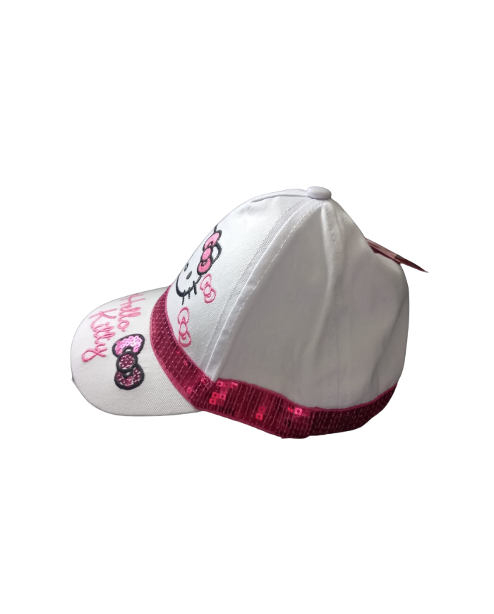 Sapca fetite HELLO KITTY alb 52 cm
