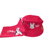 Tricou fete asimetric albastru 3-5 ani