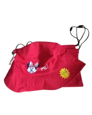 Set fetite MINNIE palarie si rucsac rosu