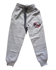 Pantaloni trening copii, bumbac 4-7 ani, gri