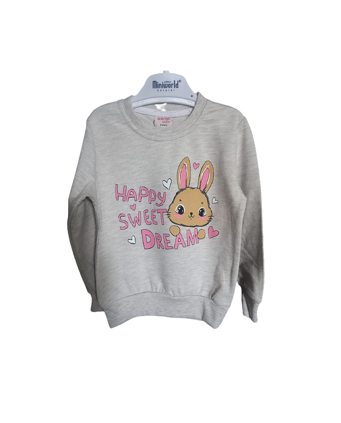 Bluza fete bumbac SWEET DREAMS, 3-7 ani