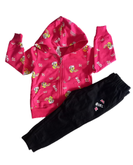 Trening baieti BASKET, bumbac calitativ, hanorac cu gluga, 1-5 ani, verde