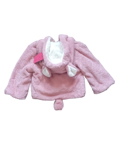 Paltonas blanita pentru fetite, roz, 3-4 ani