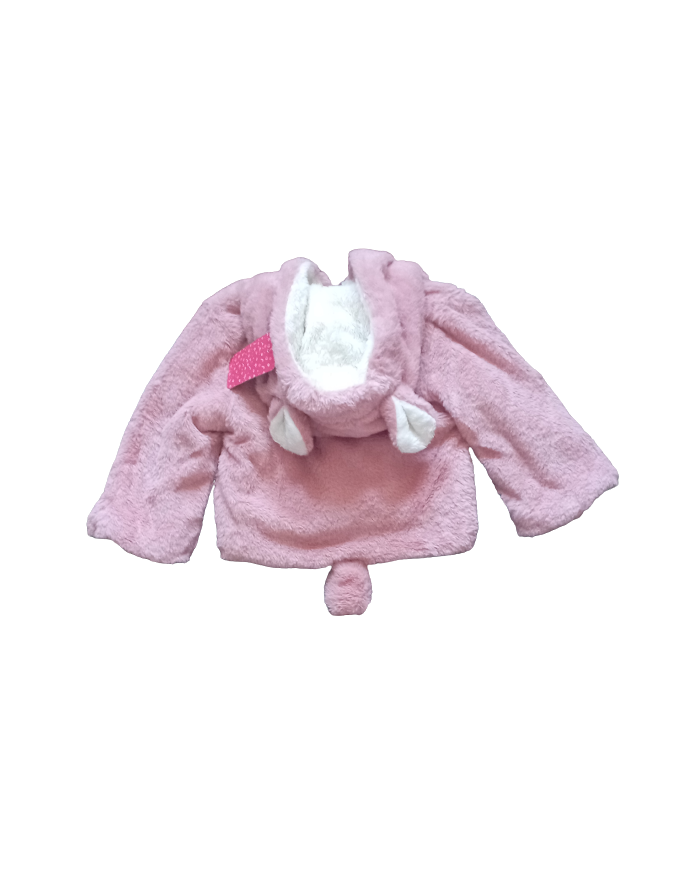 Paltonas blanita pentru fetite, roz, 3-4 ani
