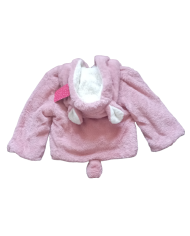 Paltonas blanita pentru fetite, roz, 3-4 ani