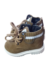 Ghete pentru fetite, imblanite, verde cu imprimeu floral, 25-32