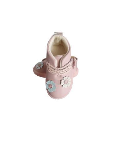 Ghete pentru fetite cu floricele, roz