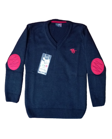 Pulover pentru baieti, bleumarin 6-8 ani