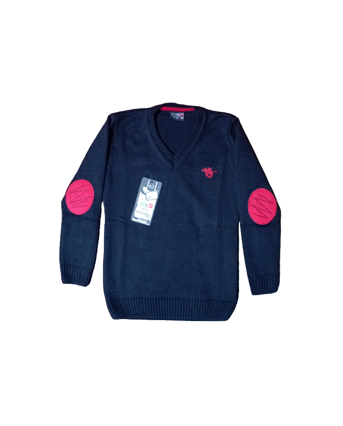 Pulover pentru baieti, bleumarin 6-8 ani