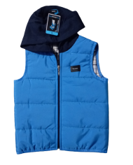 Vesta matlasata cu gluga pentru baieti, 5-7 ani