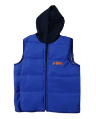 Vesta matlasata cu gluga pentru baieti, 5-7 ani