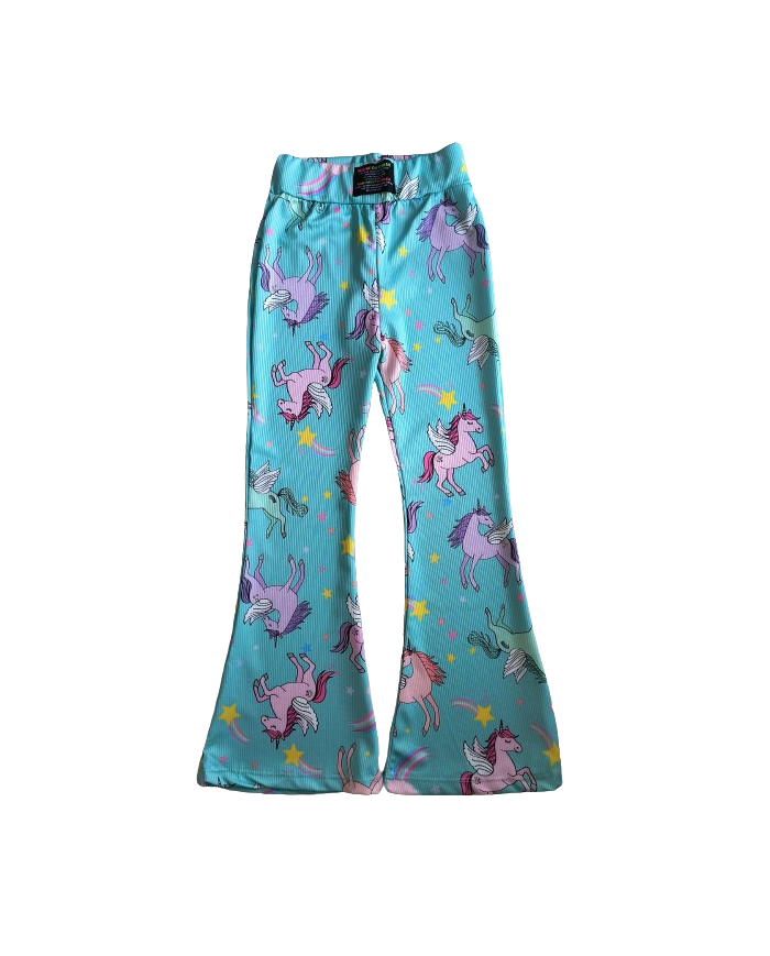 Colanti evazati UNICORN, turcoaz 5-10 ani