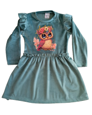 Compleu fete BARBIE 3 piese bumbac 2-8 ani