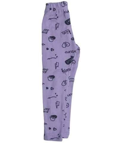 Colanți fete cu imprimeu xoxo