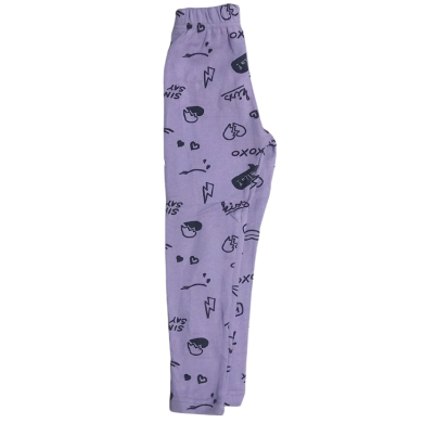 Colanți fete cu imprimeu xoxo