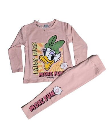 Compleu fete DAISY DUCK, 3-10, roz pudra