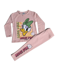 Compleu fete DAISY DUCK, 3-10, roz pudra