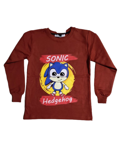 Bluza copii SONIC, rosu, 2-10 ani