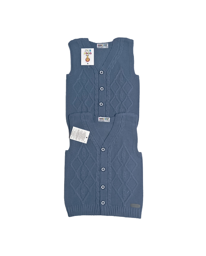 Vestă tricotată băieți