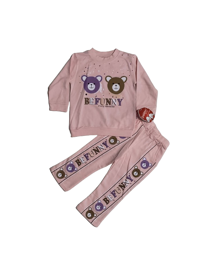 Compleu fete ursuleti BE FUNNY, 2-4 ani