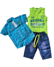 Compleu baieti vara 2 piese, 8-16 ani