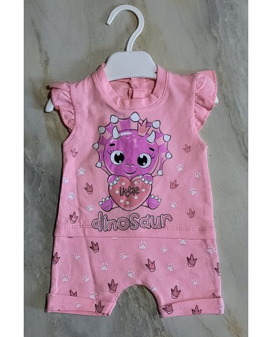 Salopete de vara colorate pentru fetite 3 luni