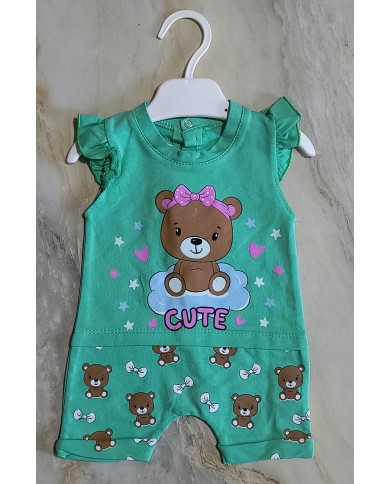 Salopete de vara colorate pentru fetite 3 luni