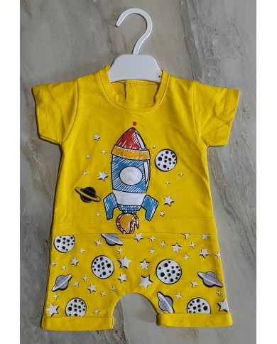 Salopete de vara colorate pentru baieti, 6 luni