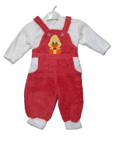 Salopete cocolino fete, ratusca, corai, 3 ani